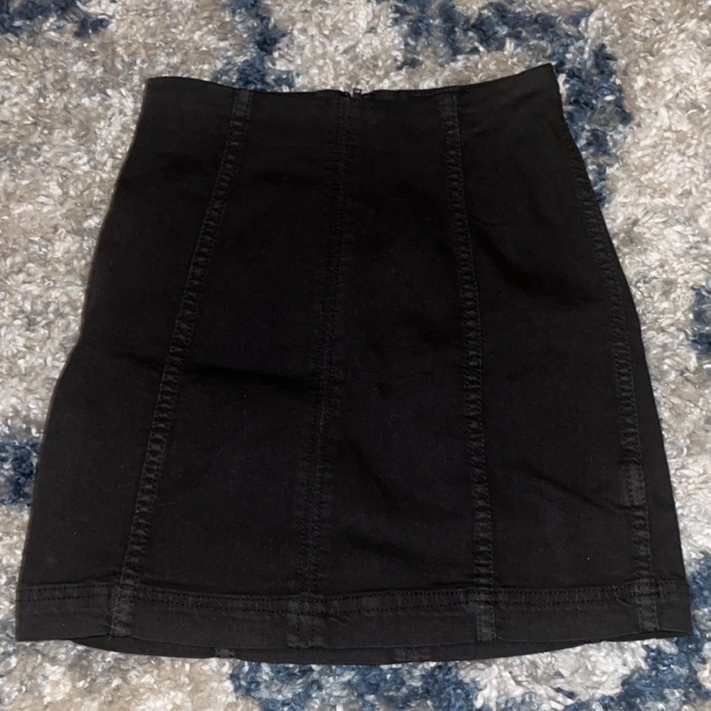 Free People denim skirt
